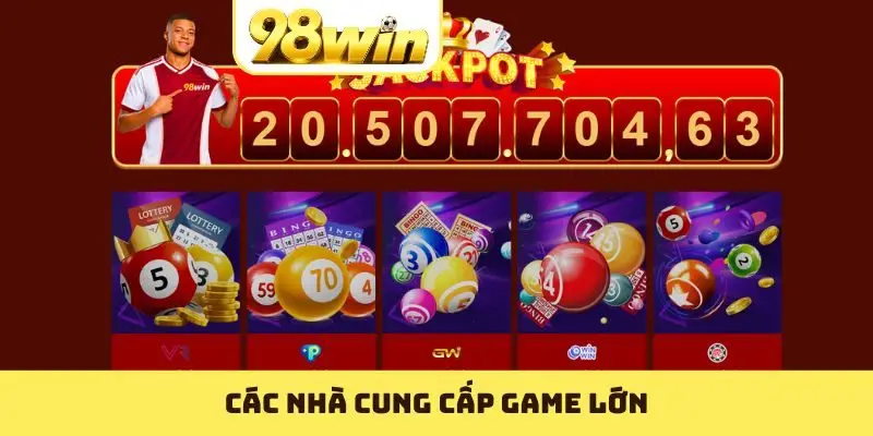 Các nhà cung cấp game lớn