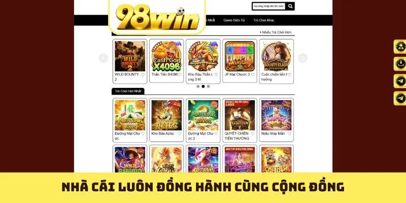 Nhà cái luôn đồng hành cùng cộng đồng